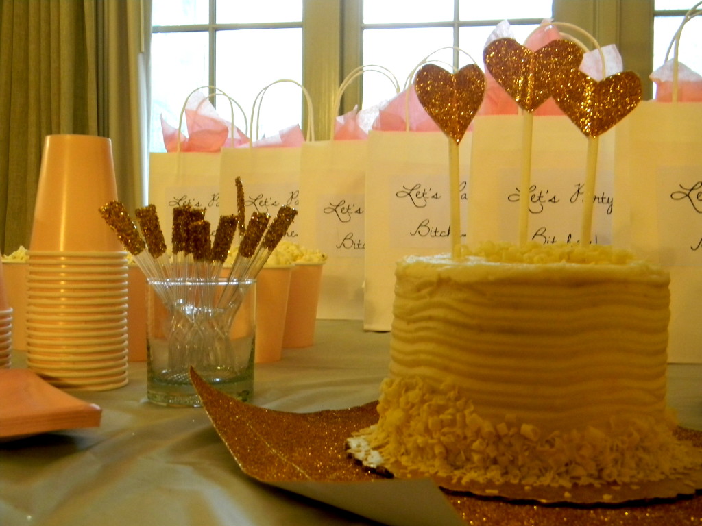 Stirring up some glitter