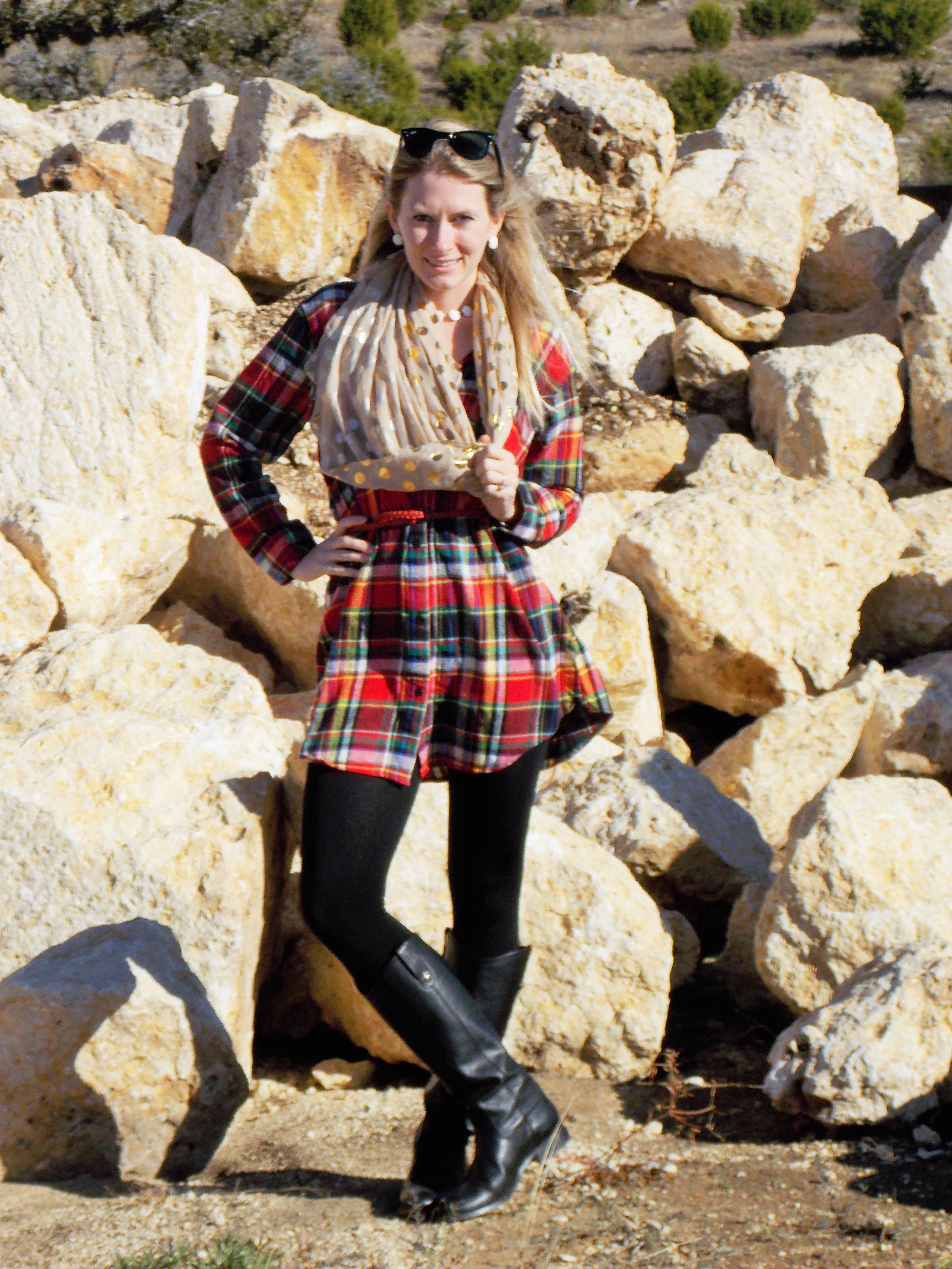 Hi Lovely Christmas Plaid