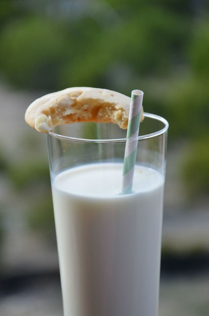 Greek yogurt white chocolate chip cookies by Hi Lovely!