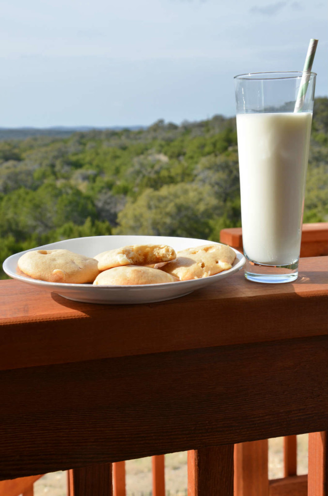 Greek yogurt white chocolate chip cookies by Hi Lovely!