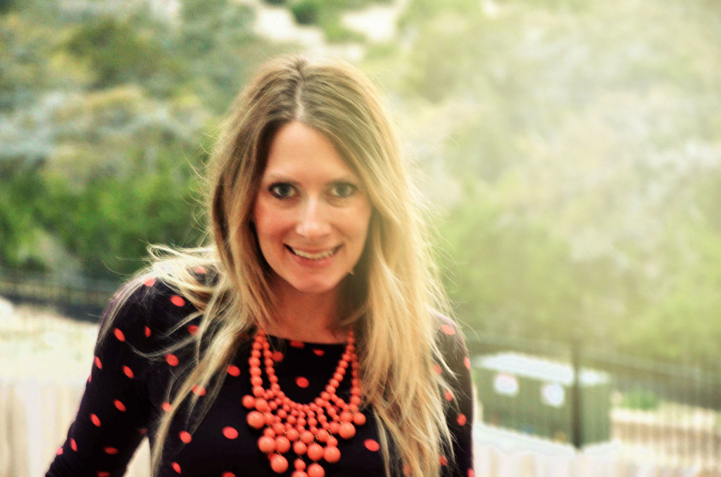 Coral Polka Dots and Peplum Styled by Hi Lovely!