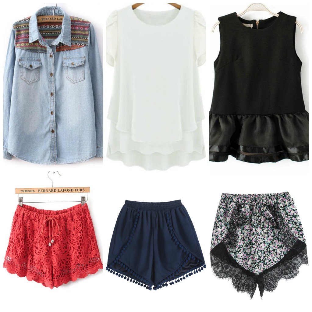 Summer Shorts and tops from Sheinside by Hi Lovely!