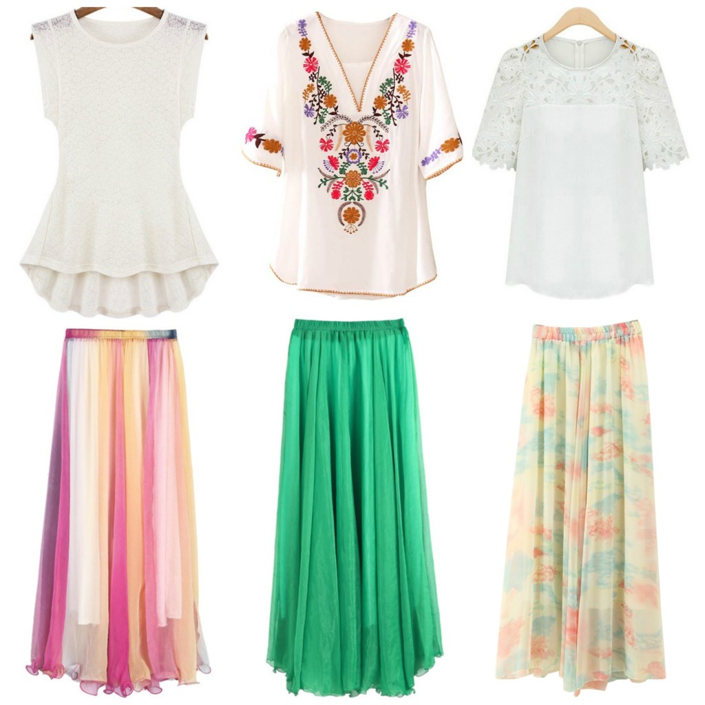 Summer skirts and tops from Sheinside by Hi Lovely!