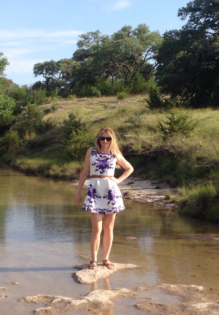 LBD (little blue dress) on Hi Lovely!