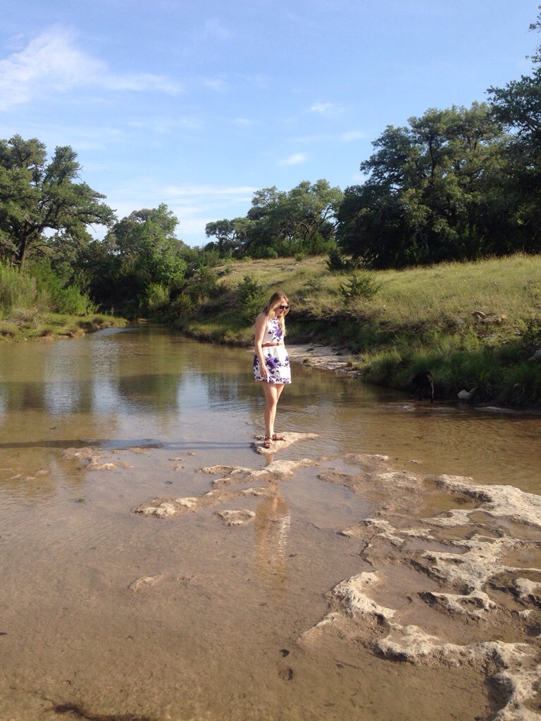 LBD (little blue dress) on Hi Lovely!