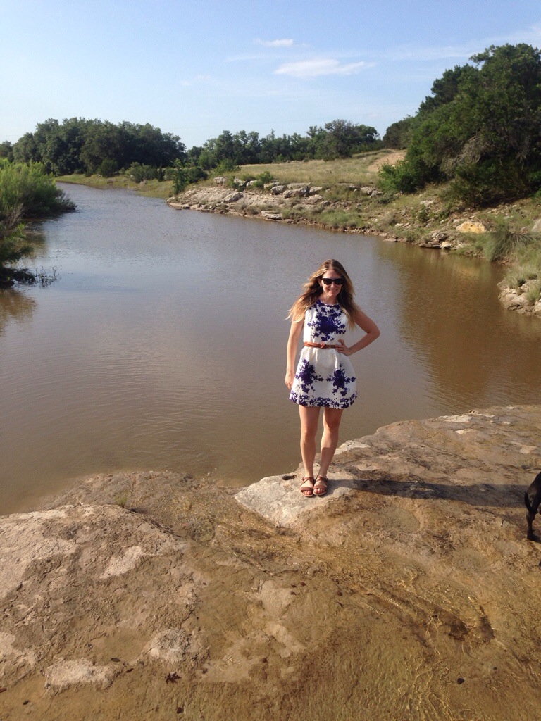 LBD (little blue dress) on Hi Lovely!