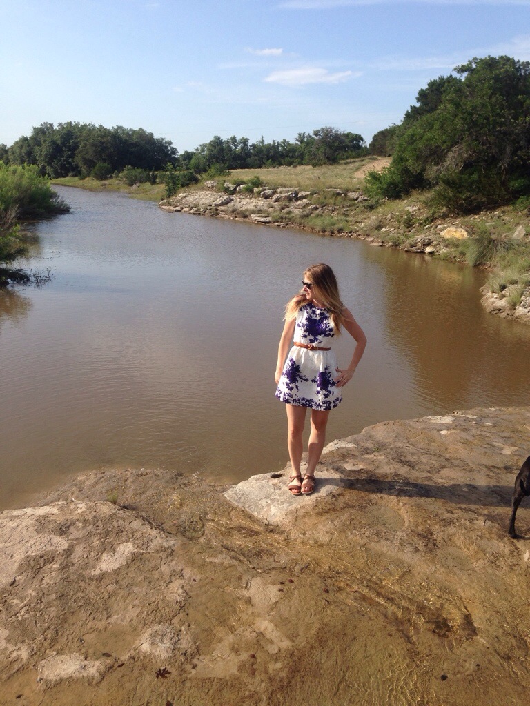 LBD (little blue dress) on Hi Lovely!