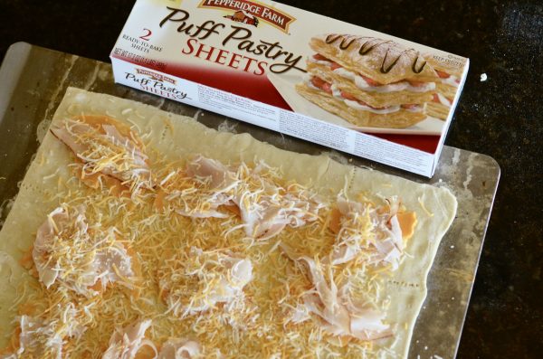 Turkey and Cheese Pepperidge Farm® Puff Pastry Sandwich | Hi Lovely
